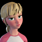 女性角色Ruby-rig_Maya模型下载